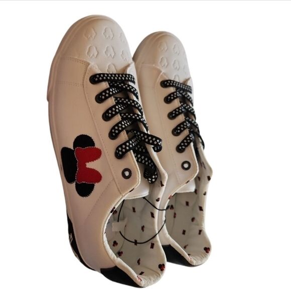 Disney Minnie Mouse Women's Low-top Court Sneakers - Picture 1 of 4